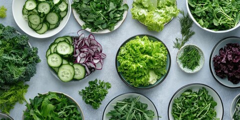 Vibrant Vegetable Salad Bowl