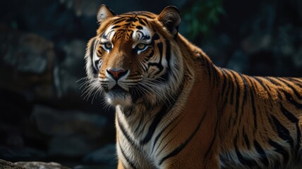 Majestic Tiger, a Stalking Shadow