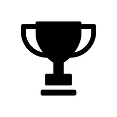 Trophy icon. Simple vector sign