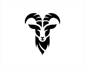 Goat Logo Design Icon Symbol Vector illustration