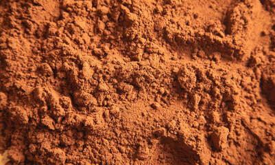 Close up view of coffee.