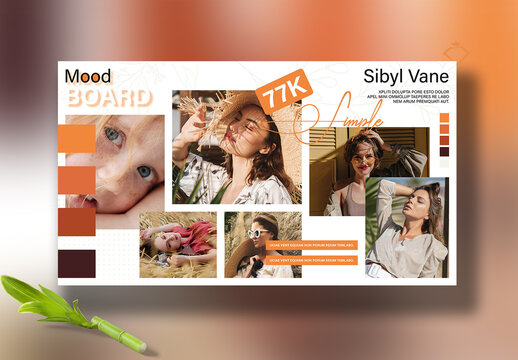 Simple Mood Board Layout