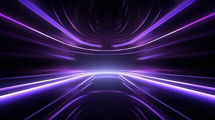 
3d rendering of purple and black abstract geometric background. Scene for advertising, technology, showcase, banner, game, sport, cosmetic, business, metaverse. Sci-Fi Illustration. Product display