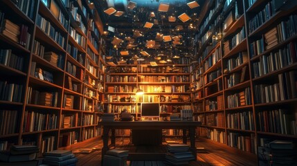 being categorized on a computer, digital library, or database search for business use