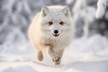 Arctic fox wildlife animal mammal.