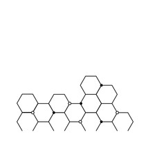 Technology Hexagonal Footer