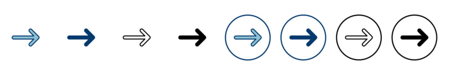 Arrow icon vector isolated on white background. Arrow symbol. Arrow vector icon