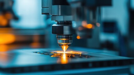 Advanced material research laboratory investigating the properties of cutting-edge materials for future technologies