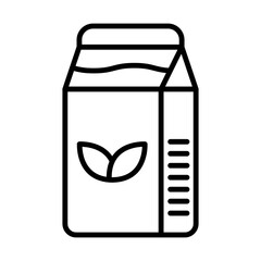 Dairy Alternative line icon
