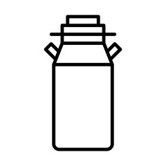 Milk Canister line icon