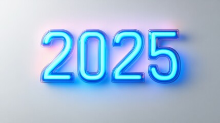 Minimalist Glowing Tube Light Sign for 2025