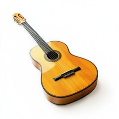 Obraz premium acoustic guitar isolated on white