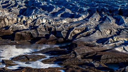 Huge glacier / Iceland / spectacular view / Svinafellsjokull