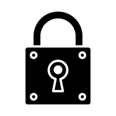 Lock glyph icon