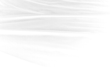 Obraz premium Abstract Background on isolated. Abstract white waves. Wave from Curtain. White wave background.