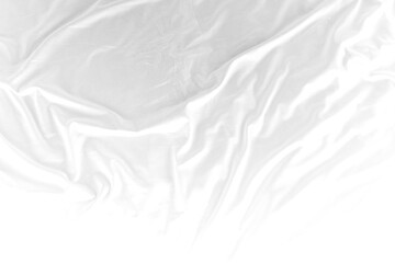Abstract Background on isolated. Abstract white waves. Wave from Curtain. White wave background.