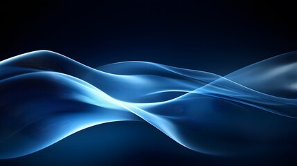 Fototapeta premium Modern abstract high-speed light effect. Abstract background with curved beams of light. Technology futuristic dynamic motion. Movement pattern for banner or poster design background concept.