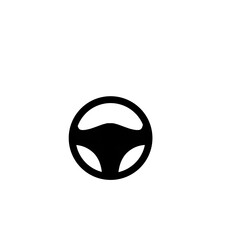 car steering wheel silhouette