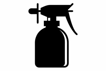 Spray bottle silhouette vector, Spray bottle icon symbol, Clean spray bottle