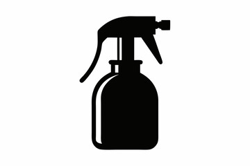 Spray bottle silhouette vector, Spray bottle icon symbol, Clean spray bottle