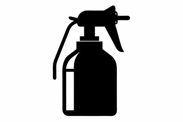 Spray bottle vector icon, Clean spray bottle silhouette, Spray bottle symbol
