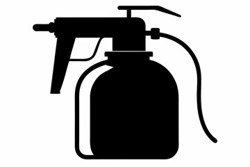 Spray bottle vector icon, Clean spray bottle silhouette, Spray bottle symbol
