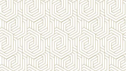 geometric golden line pattern background