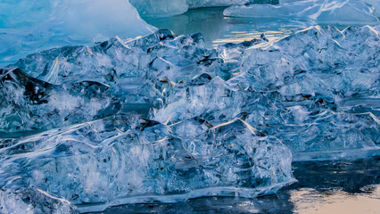 美しい氷　ヨークルスアゥルロゥン　アイスランド