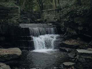 Fototapeta premium Waterfall in the landscape
