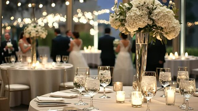 Elegant Adult Birthday Party with Cocktails and Table Settings