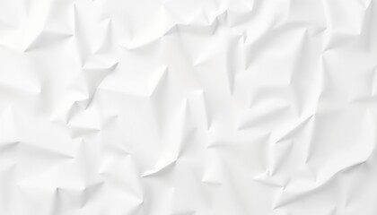 Obraz premium Crumpled White Paper Texture Background . Wrinkled sheet. 