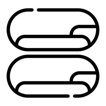 black outline sandals icon clip art preview