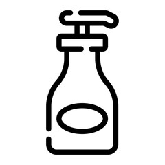 liquid soap line icon