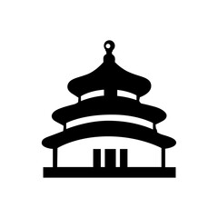 Ethnic, Religious icon. Simple vector sign.