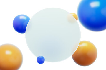 Business style frosted glass background,3d rendering