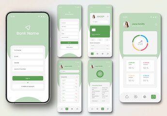 Mobile Banking App UI Kit