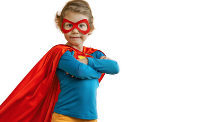 imaginative child dressed as a hero, wearing a mask, cloak, and cape, embodying playful power in a fun costume, perfect for capturing the spirit of a young boy’s adventure in a world of make-believe