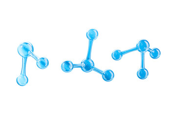 Medical and science concept molecules and cells,3d rendering