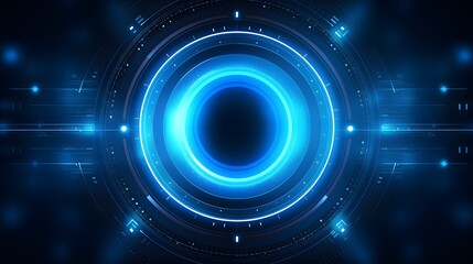 
blue Abstract technology background circles digital hi-tech technology design background. concept innovation. vector illustration