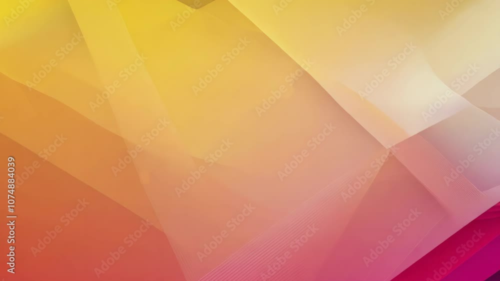 Poster abstract gradient with soft, flowing colors transitioning from yellow to red, creating a warm, vibra