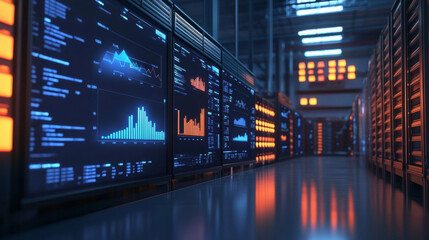 Minimal 3D Digital Dashboard Showing Inventory Alerts for Efficient Distribution Management