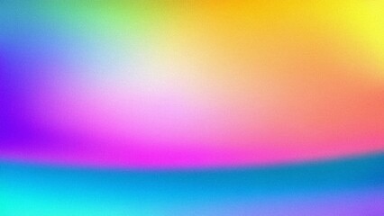 Rainbow gradient background. Vibrant, colorful backdrop.  Evokes joy and optimism. Ideal for presentations or designs.