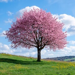 Naklejka premium blooming apple tree