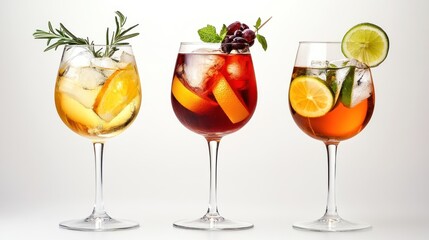 Three Refreshing Cocktails with Citrus and Herbs