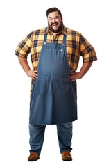 Fototapeta premium Portrait adult apron man.