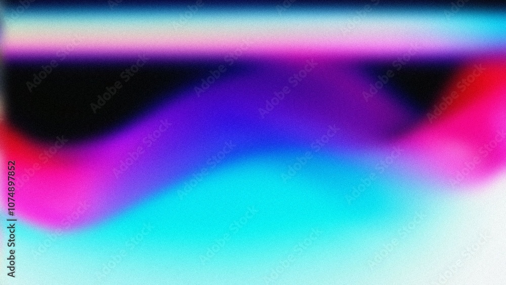 Poster vibrant color wave abstract. fluid, dynamic colors blend seamlessly creating an ethereal, dreamy atm