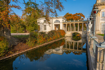 Natural and architectural beauties in the Royal Lazienki Park, located in the heart of the Polish capital Warsaw