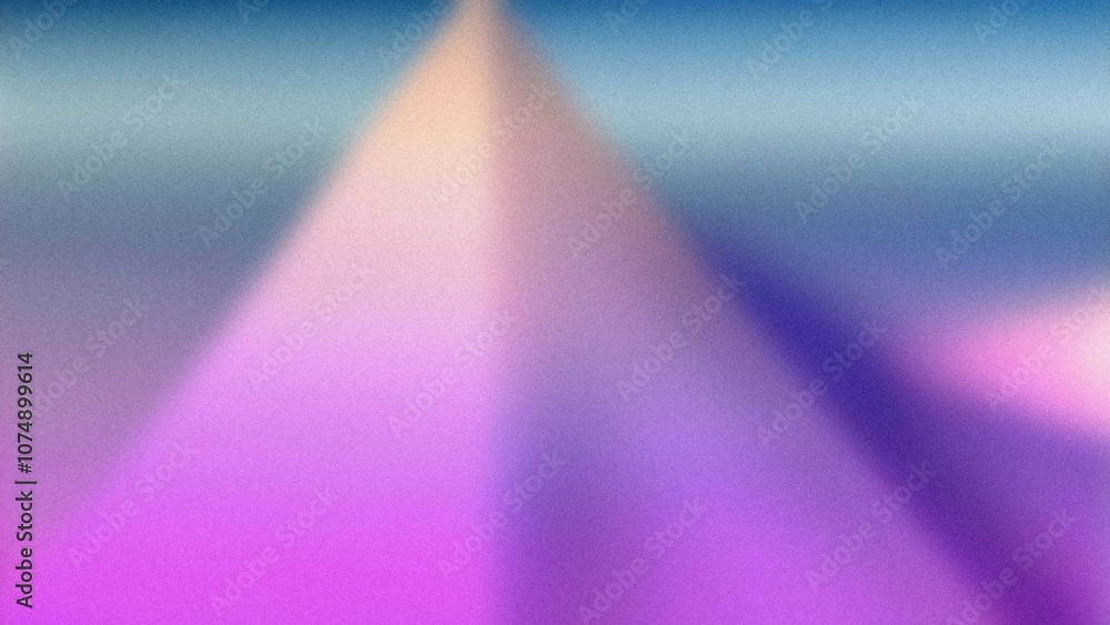 Aufkleber gradient pyramid design. abstract pyramid art evoking serenity and balance. soft pastel hues create 