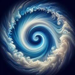 Water vortex or swirl background
