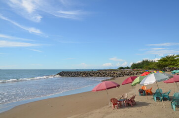 umbrellas on the beach